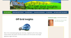 Desktop Screenshot of off-grid-insights.com